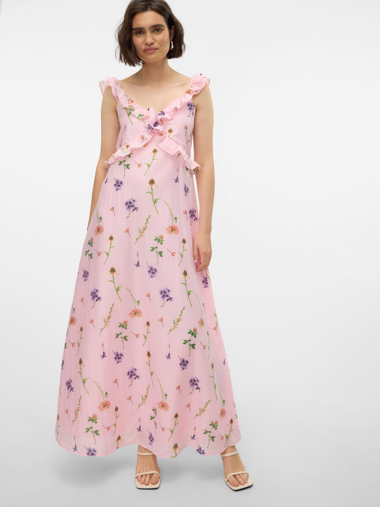 Vero Moda VMMADELEINE Langes Kleid -Cherry Blossom - 10295717