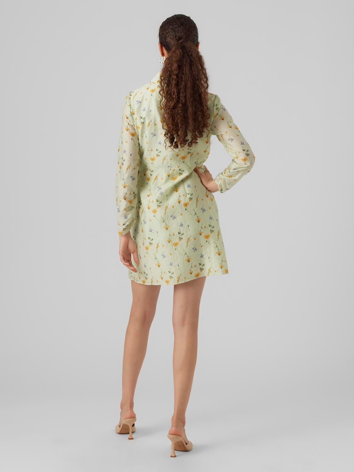 Vero Moda VMMADELEINE Korte jurk -Bok Choy - 10295718