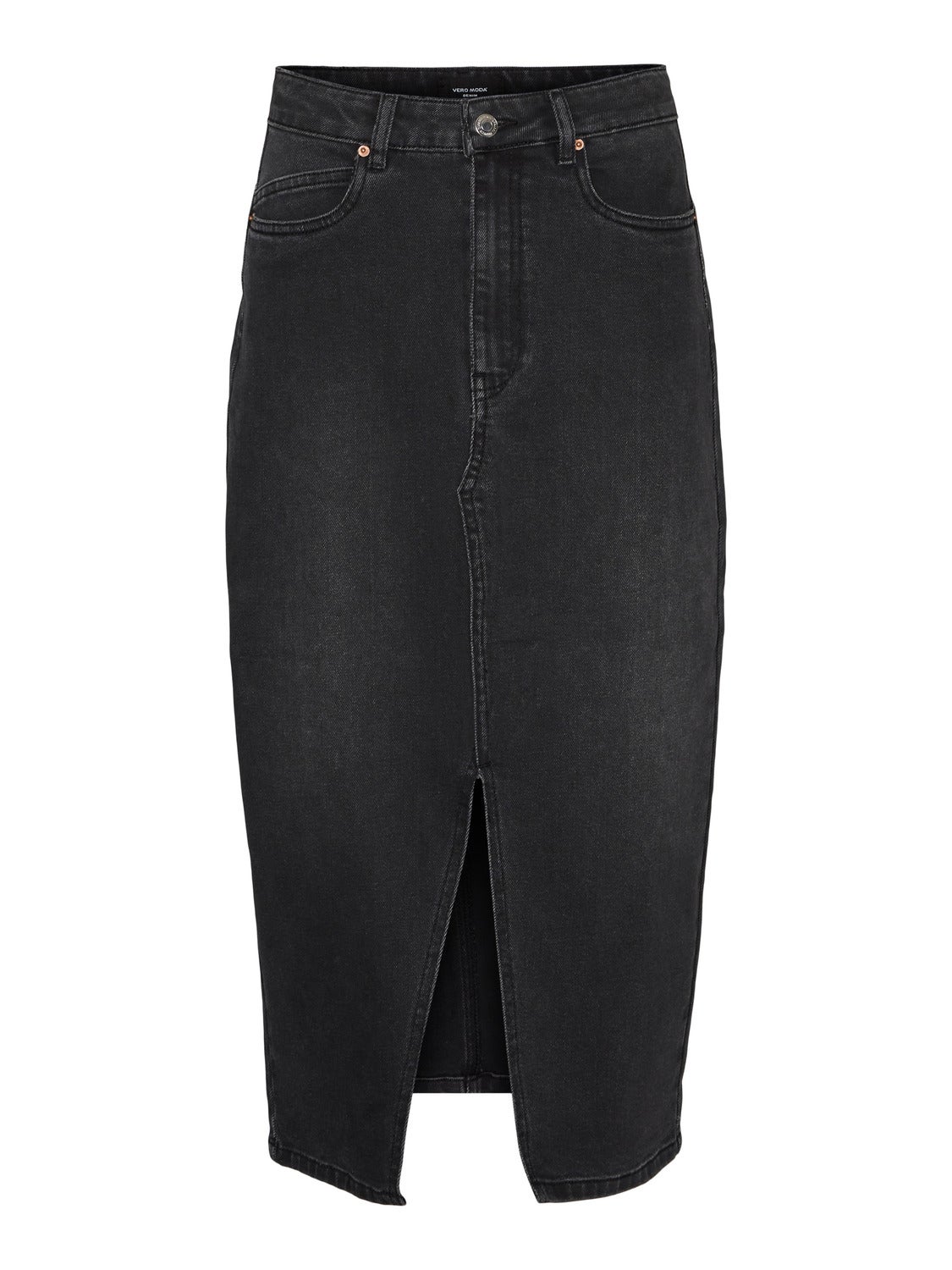 VMVERI High waist Long skirt Black Vero Moda