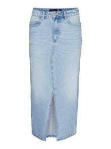 Vero Moda VMVERI Taille haute Jupe longue -Light Blue Denim - 10295731