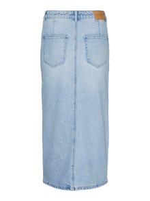 Vero Moda VMVERI High waist Long Skirt -Light Blue Denim - 10295731