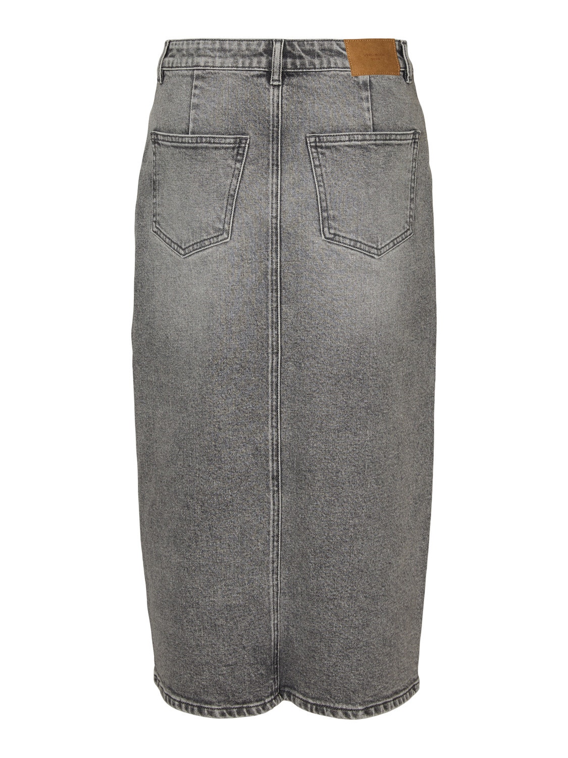 Vero Moda VMVERI Hög midja Lång kjol -Medium Grey Denim - 10295731