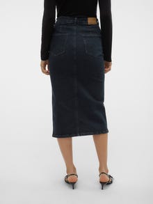 Vero Moda VMVERI Lång kjol -Dark Blue Denim - 10295731