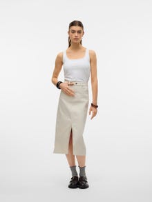 Vero Moda VMVERI Vita alta Gonna midi -Birch - 10295731