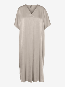 Vero Moda VMASHTON Lang kjole -Pumice Stone - 10295753