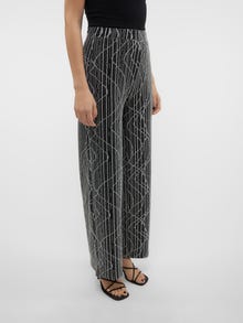 Vero Moda VMKANZ Taille haute Pantalons -Black - 10295829