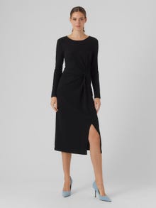 Vero Moda VMKANZ Long dress -Black - 10295830