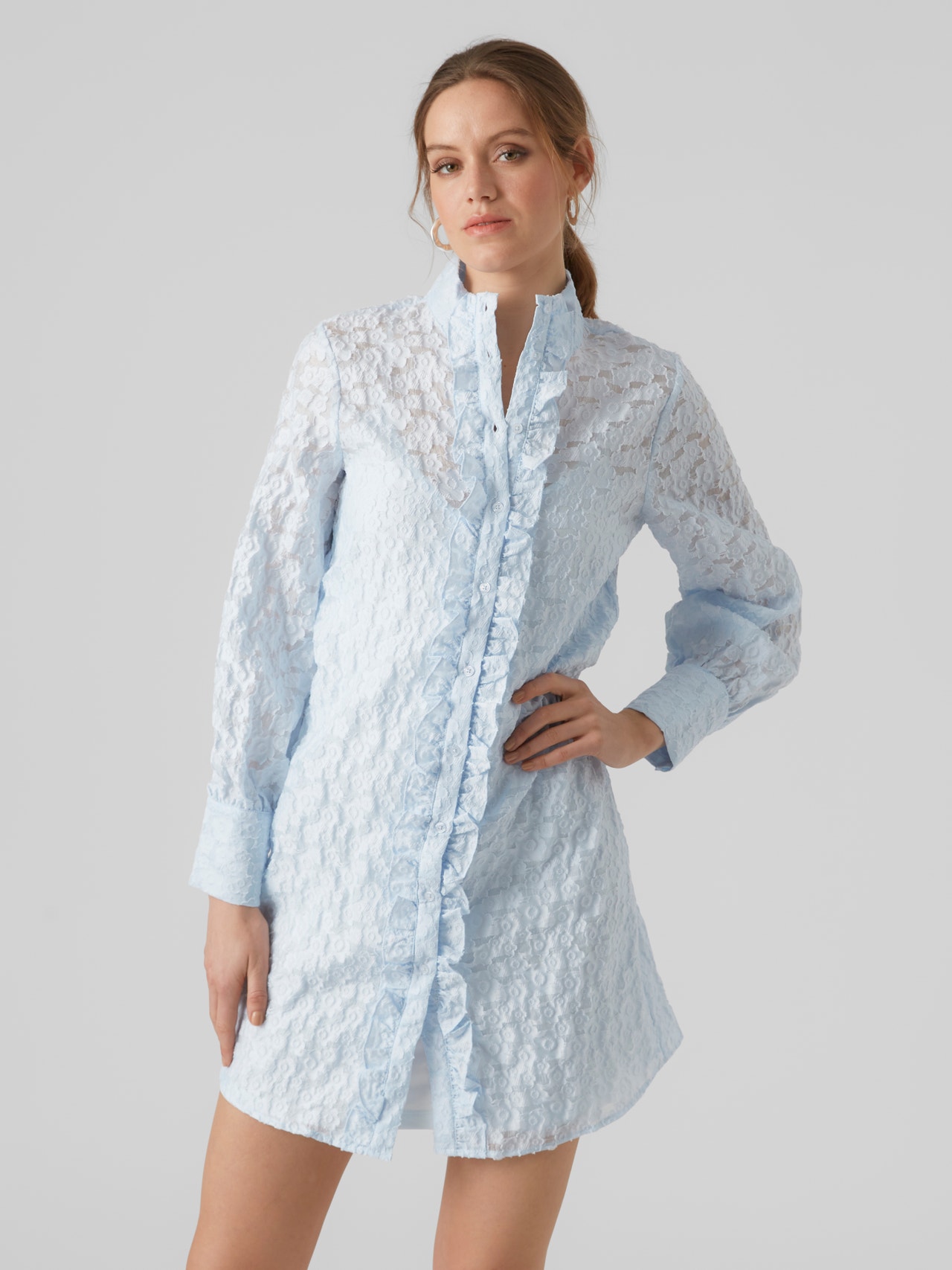 Vero Moda VMSYLVIA Korte jurk -Cashmere Blue - 10295836