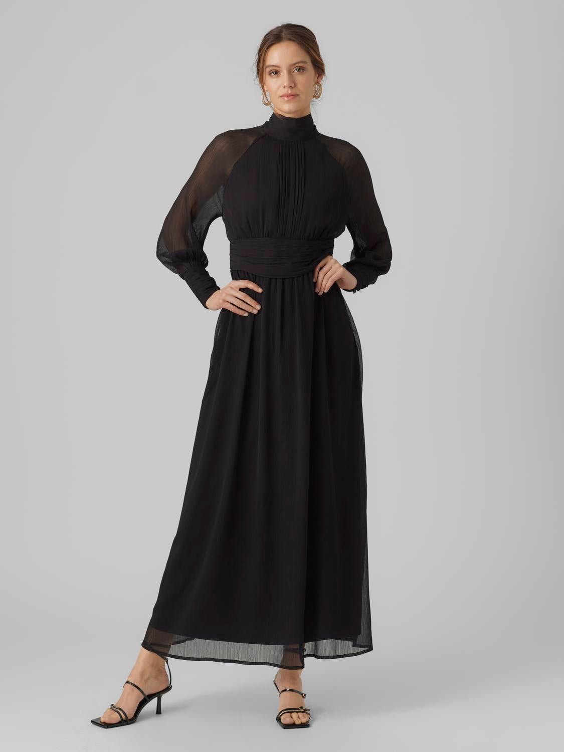 VMGAILA Long dress Black Vero Moda