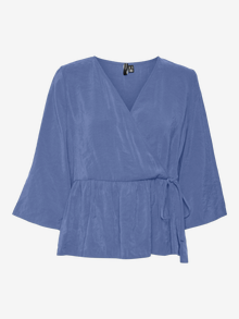 Vero Moda VMQUEENY Top -Bleached Denim - 10295911