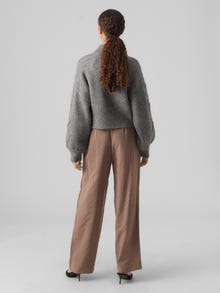 Vero Moda VMQUEENY Taille haute Pantalons -Brown Lentil - 10295928