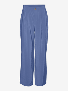 Vero Moda VMQUEENY High rise Trousers -Bleached Denim - 10295928