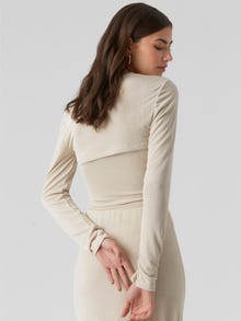 Vero Moda VMNARA Strickjacke -Pumice Stone - 10296108