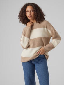 Vero Moda VMNATAHLIE Pullover -Silver Mink - 10296118