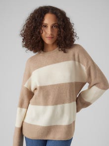 Vero Moda VMNATAHLIE Pullover -Silver Mink - 10296118