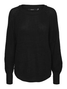 Vero Moda VMRICIENEW Sweter -Black - 10296119