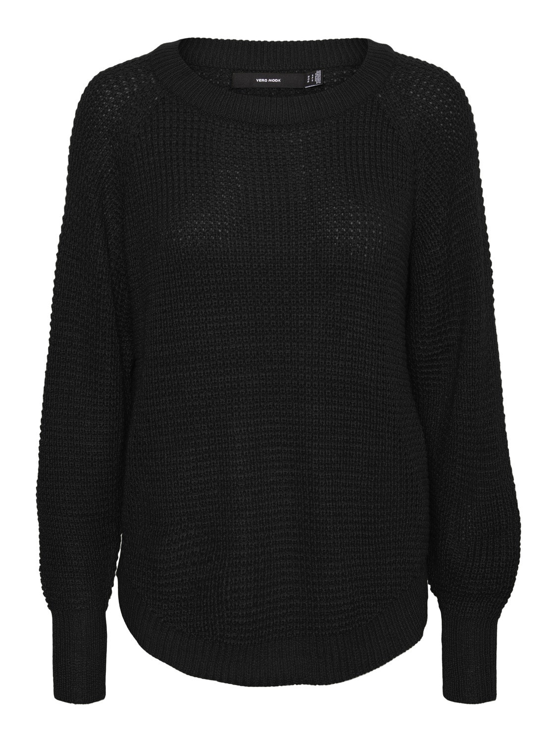 Vero Moda VMRICIENEW Sweter -Black - 10296119