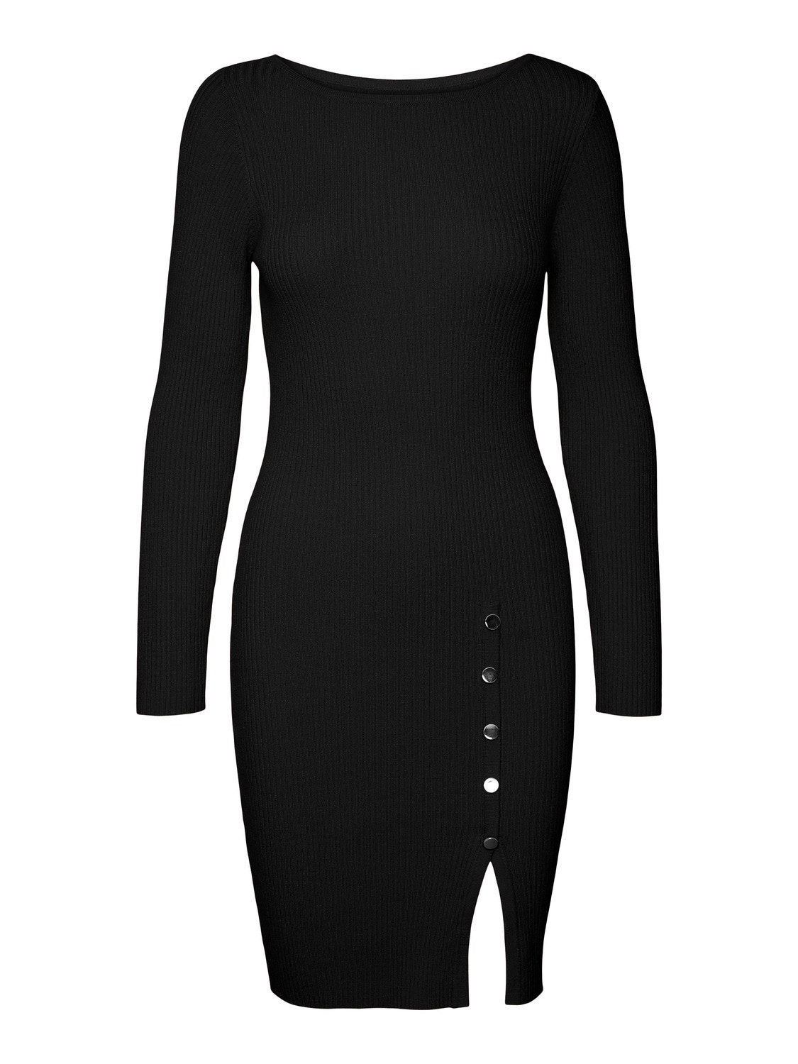 Vero Moda VMABA Lang kjole -Black - 10296120