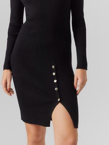 Vero Moda VMABA Lange jurk -Black - 10296120