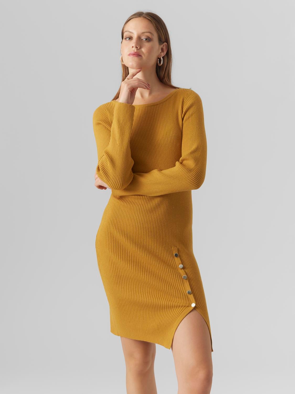 Vero moda groene online jurk