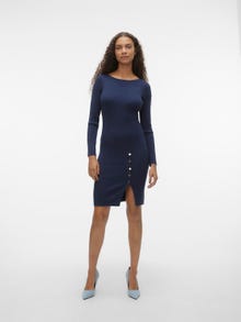 Vero Moda VMABA Vestido largo -Total Eclipse - 10296120