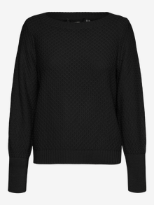 Vero Moda VMWAFFY Pullover -Black - 10296137
