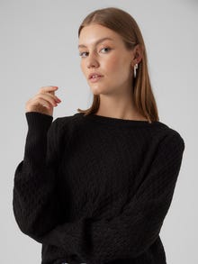 Vero Moda VMWAFFY Pullover -Black - 10296137
