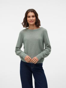 Vero Moda VMWAFFY Pullover -Chinois Green - 10296137