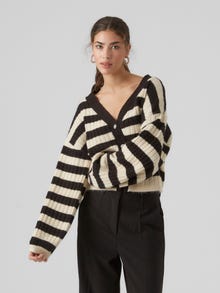 Vero Moda VMELYA Strikket cardigan -Black - 10296220