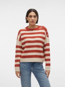 Vero Moda VMELYA Pullover -Red Ochre - 10296223