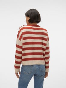 Vero Moda VMELYA Pullover -Red Ochre - 10296223
