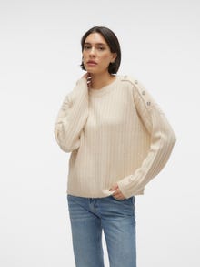 Vero Moda VMELYA Pullover -Birch - 10296223