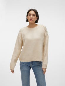 Vero Moda VMELYA Pullover -Birch - 10296223