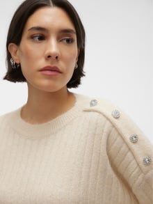 Vero Moda VMELYA Pullover -Birch - 10296223