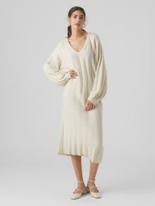 Vero Moda VMVERITY Lang kjole -Birch - 10296231