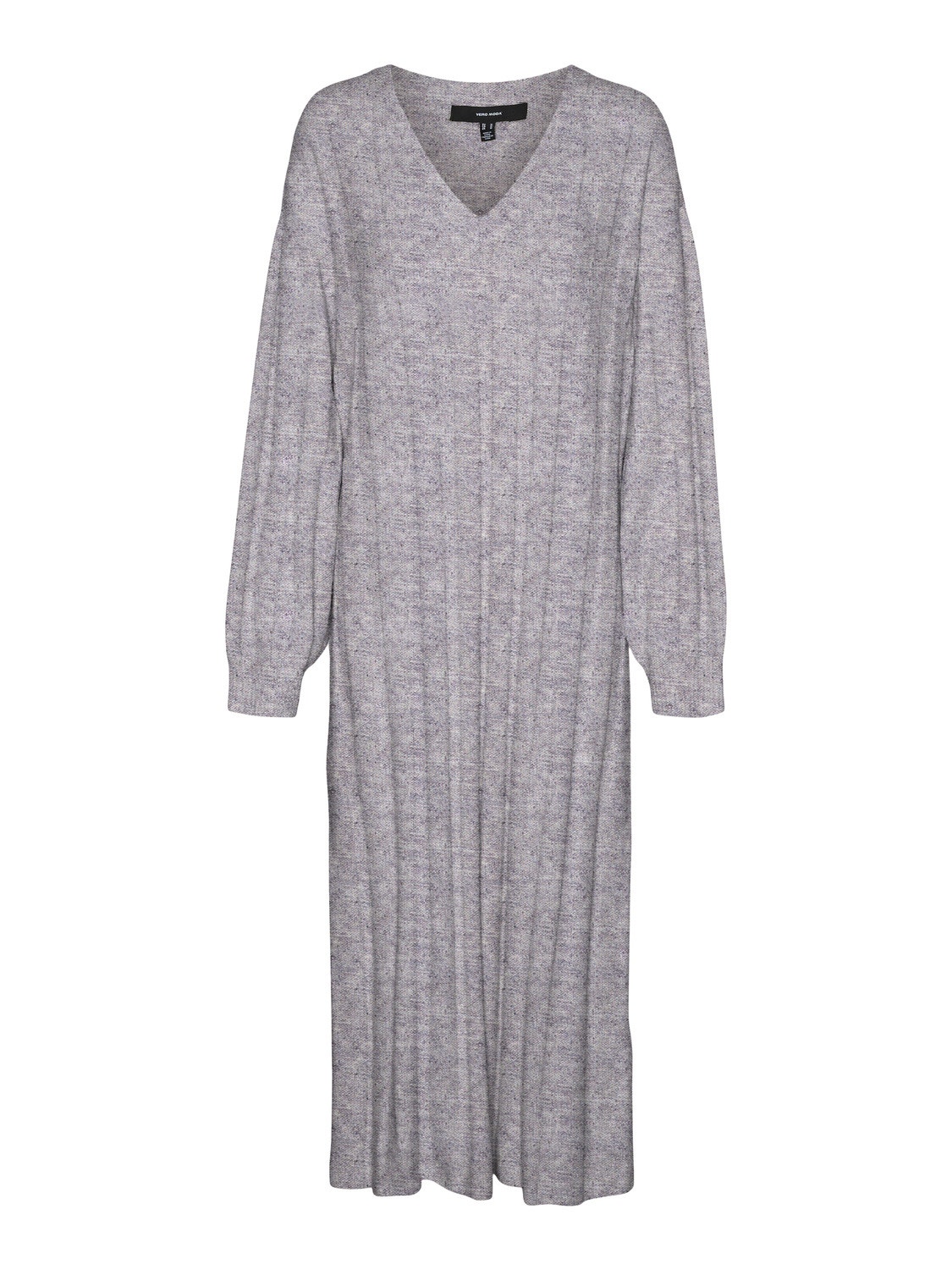 Vero Moda VMVERITY Long dress -Light Grey Melange - 10296231