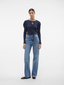 Vero Moda VMGARBIE T-Shirt -Navy Blazer - 10296235
