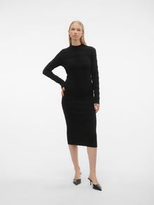 Vero Moda VMLUCKY Long dress -Black - 10296375