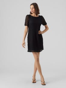 Vero Moda VMLOLA Kort kjole -Black - 10296622