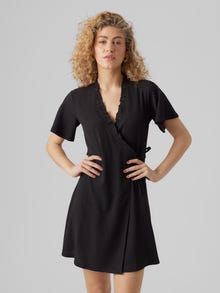 Vero Moda VMHAYA Krótka sukienka -Black - 10296628