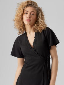 Vero Moda VMHAYA Kort kjole -Black - 10296628