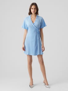Vero Moda VMHAYA Kort kjole -Blue Bell - 10296628