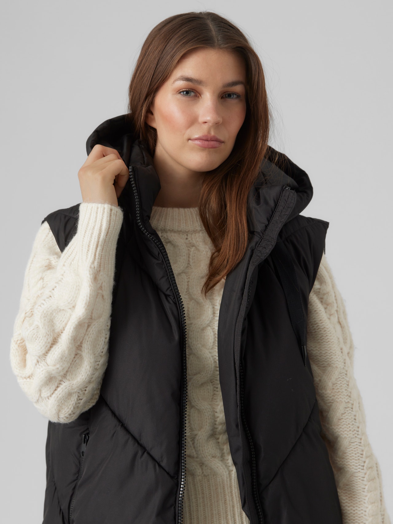 Gilet Trapuntato Vero Moda - Lungo Con Zip E Tasche, 100% Poliammide - Foto 14