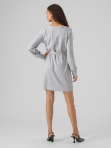 Vero Moda VMOTEA Kort klänning -Light Grey Melange - 10296713