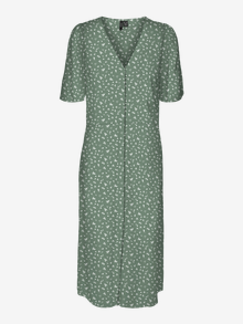 Vero Moda VMALBA Midikjole -Hedge Green - 10296770