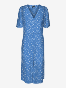 Vero Moda VMALBA Midikjole -Marina - 10296770