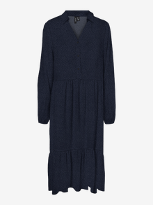 Vero Moda VMALBA Langes Kleid -Navy Blazer - 10296771