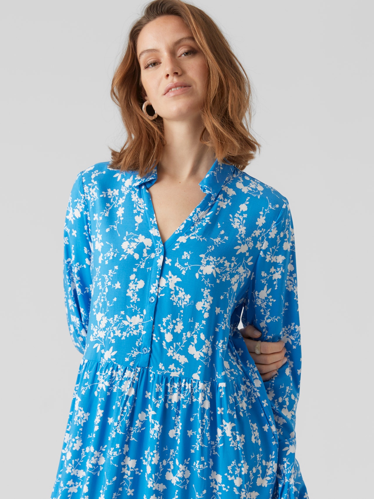 Pessimistisch Stratford on Avon Onleesbaar lange jurk | Midden Blauw | Vero Moda®
