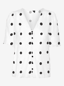 Vero Moda VMALBA Skjorte -Snow White - 10296774