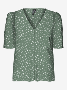 Vero Moda VMALBA Shirt -Hedge Green - 10296774